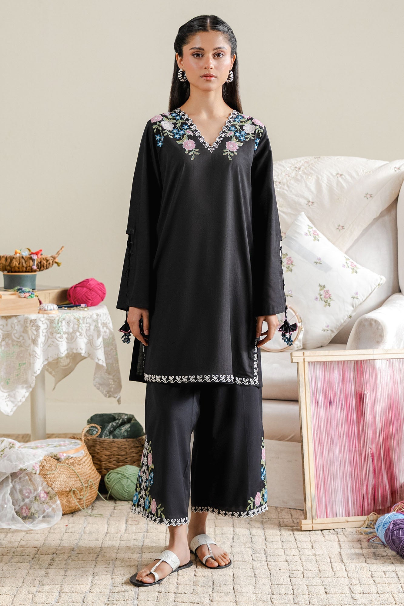 VIVED NOIR-2PC (SHIRT & TROUSER)