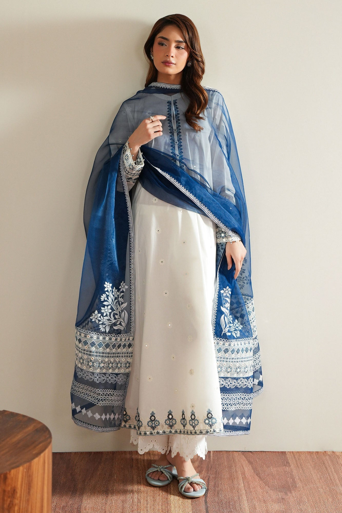 PORCELAIN PETAL - 2PC (SHIRT & DUPATTA)