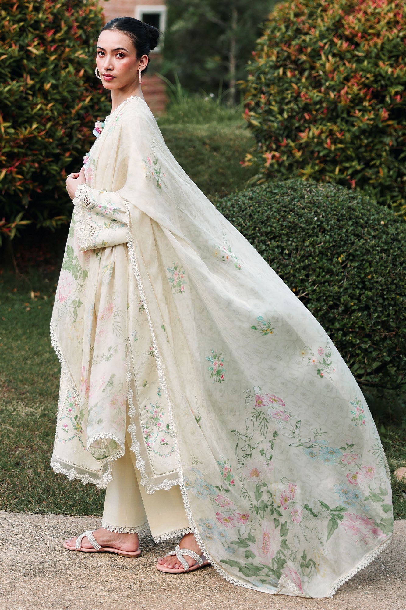 TROPIC MIST - 3PC (SHIRT, TROUSER & DUPATTA)