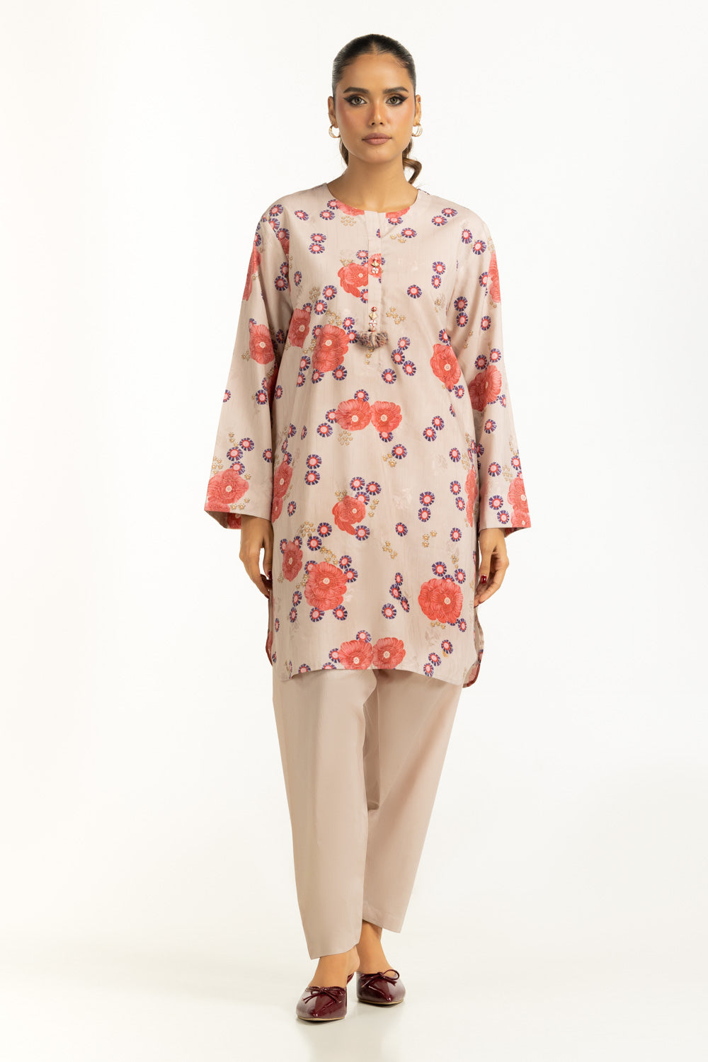 Viscose Jacquard Printed Co-Ord Set