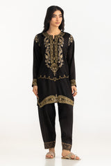 Viscose Raw silk Embroidered Co-Ord Set