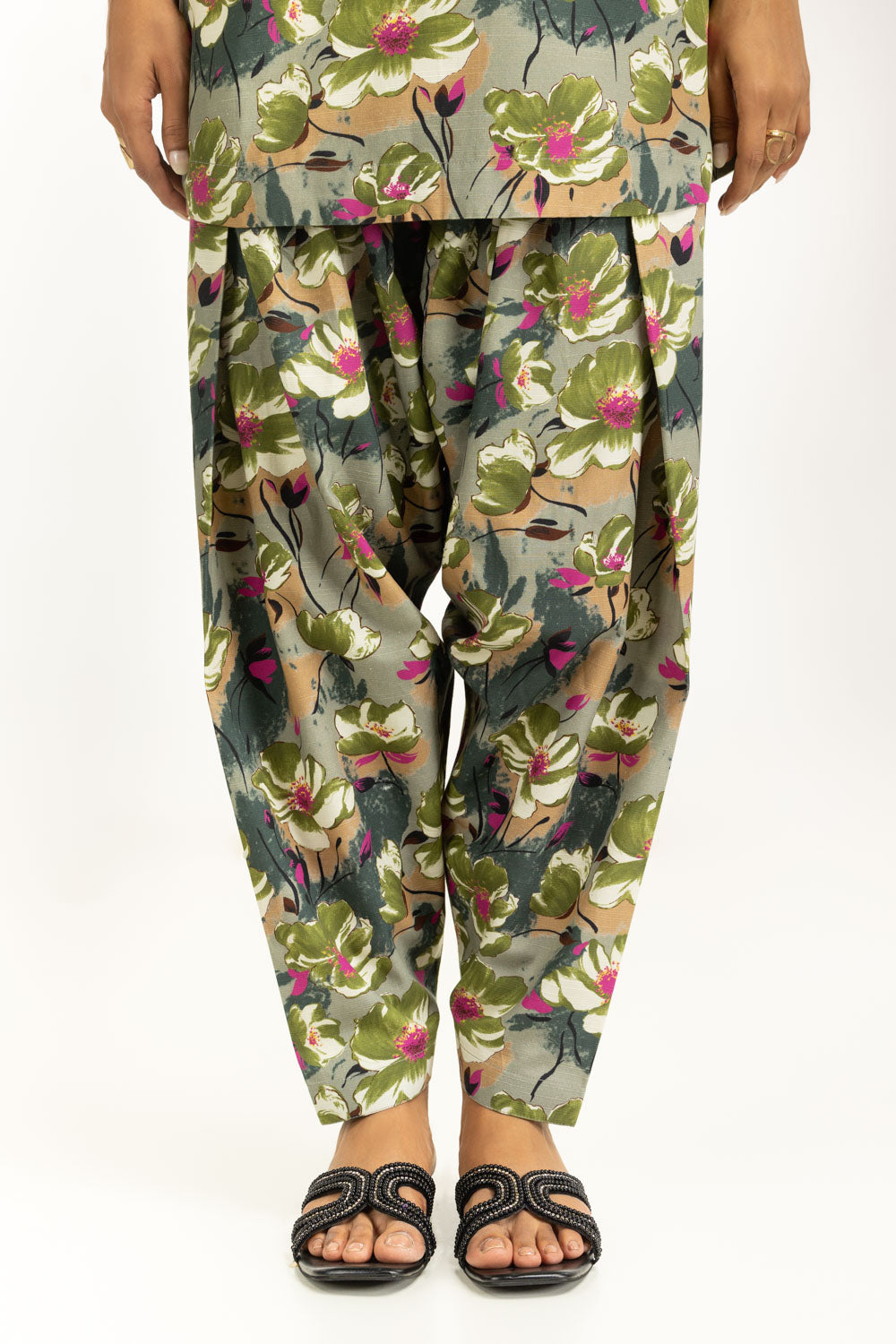 Viscose Slub Printed Co-Ord Set