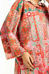 Viscose Slub Printed Co-Ord Set