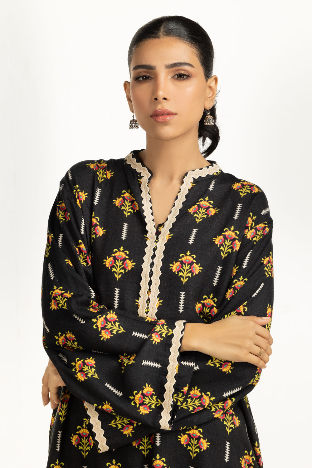 Viscose Slub Printed Co-Ord Set