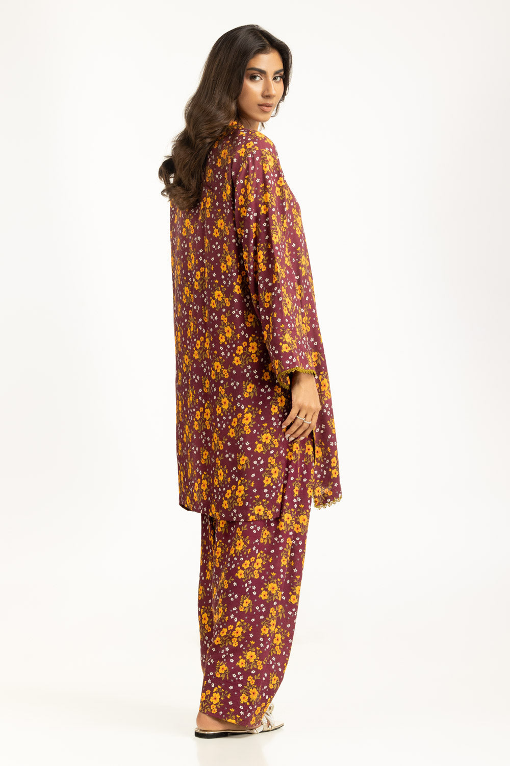 Viscose Slub Printed Co-Ord Set