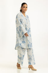 Viscose Slub Printed Co-Ord Set