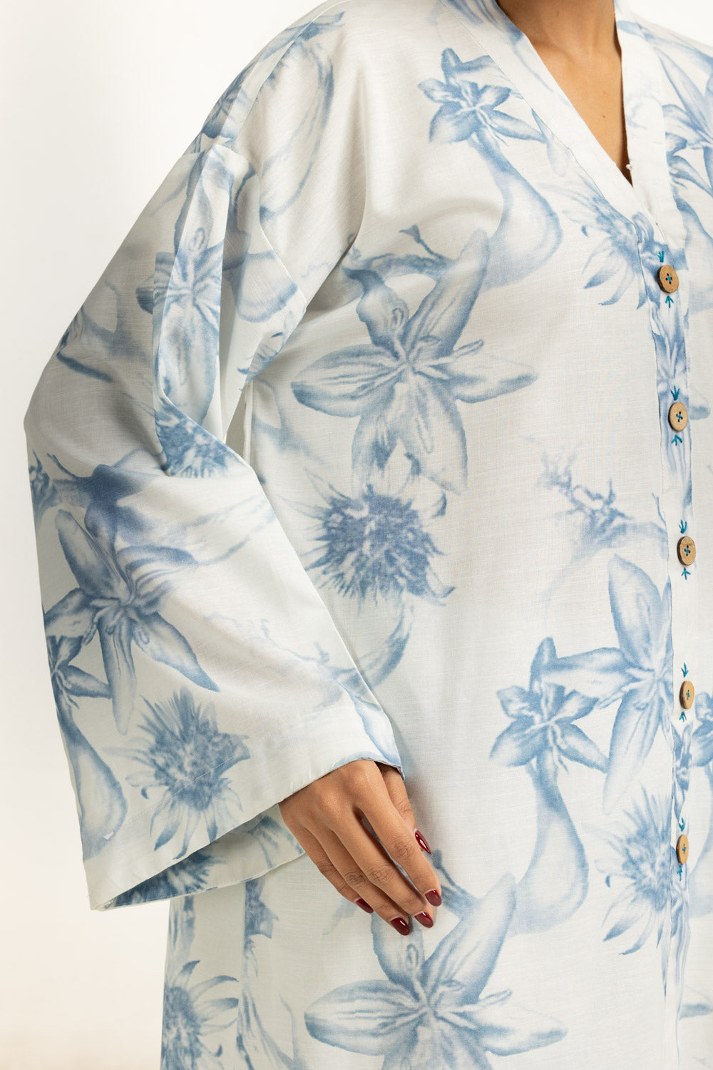 Viscose Slub Printed Co-Ord Set