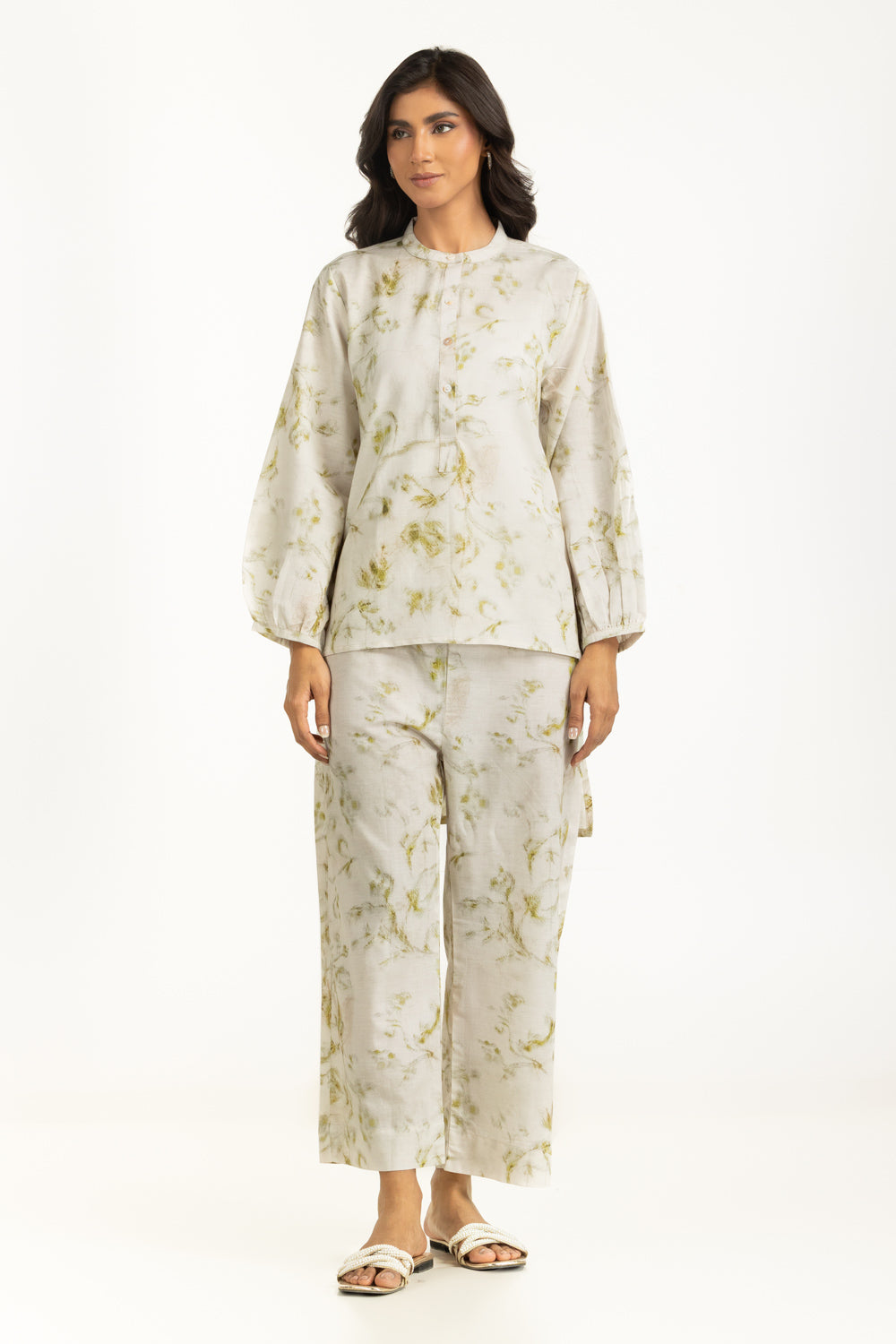 Viscose Slub Printed Co-Ord Set