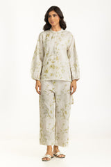 Viscose Slub Printed Co-Ord Set