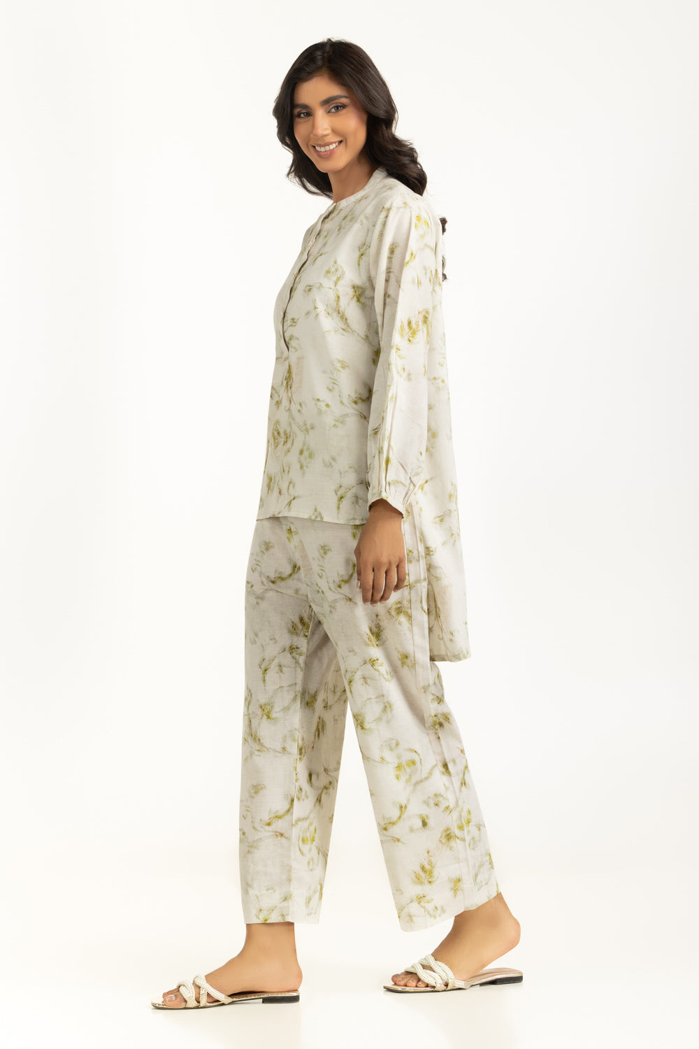 Viscose Slub Printed Co-Ord Set