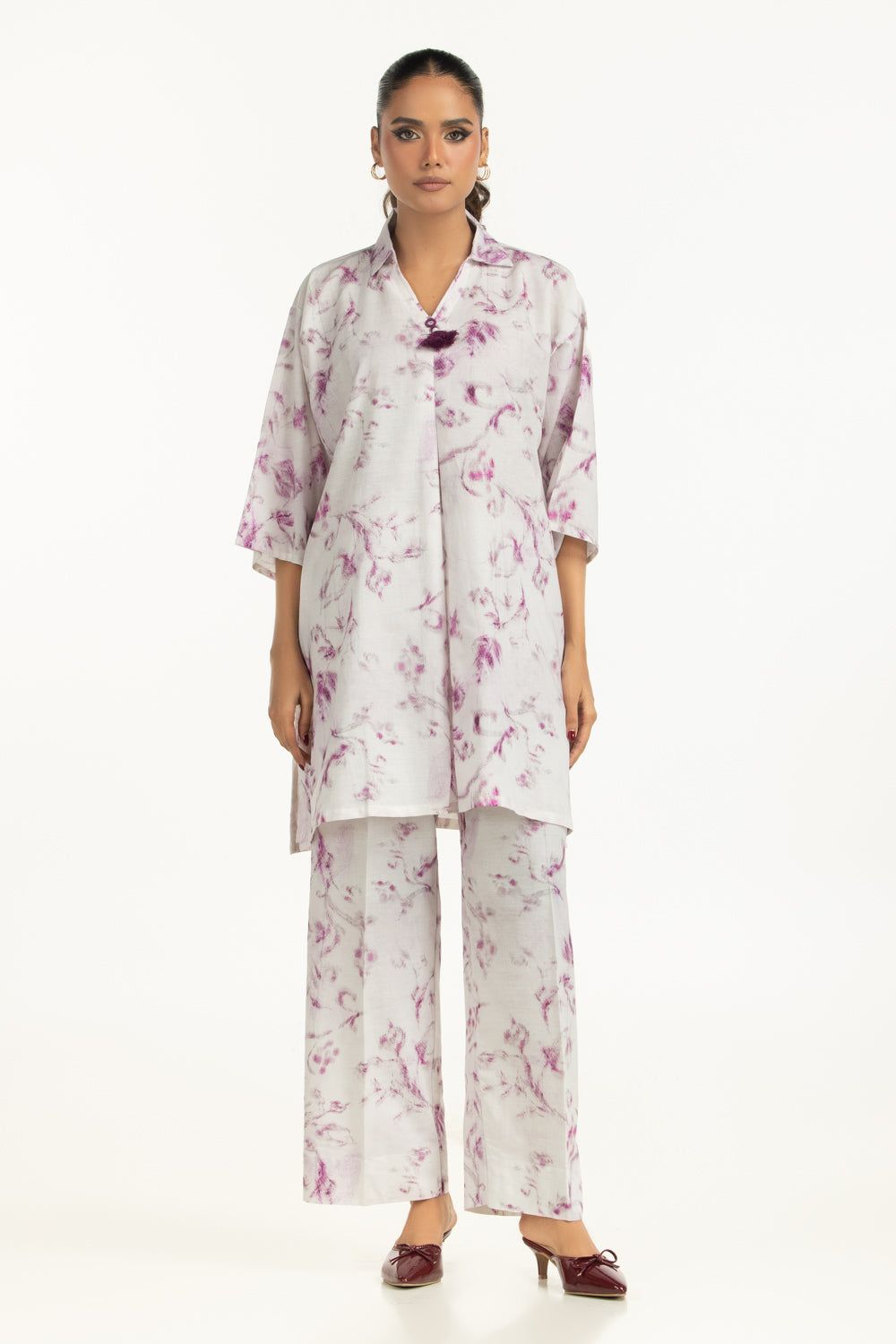 Viscose Slub Printed Co-Ord Set