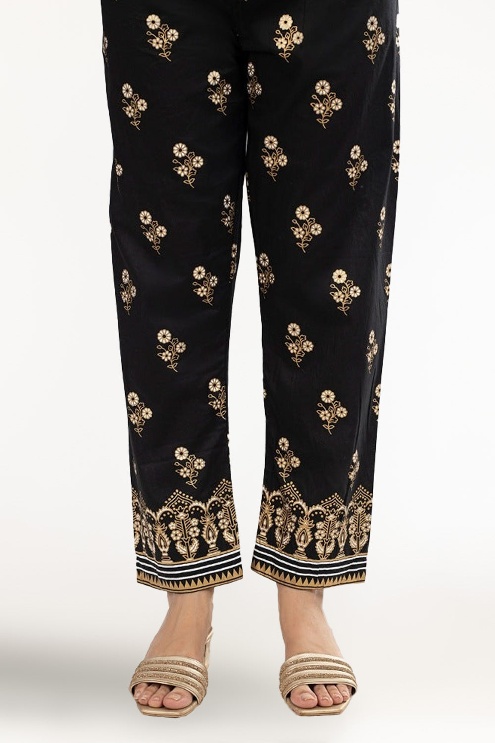 Cambric Block Printed Bottom