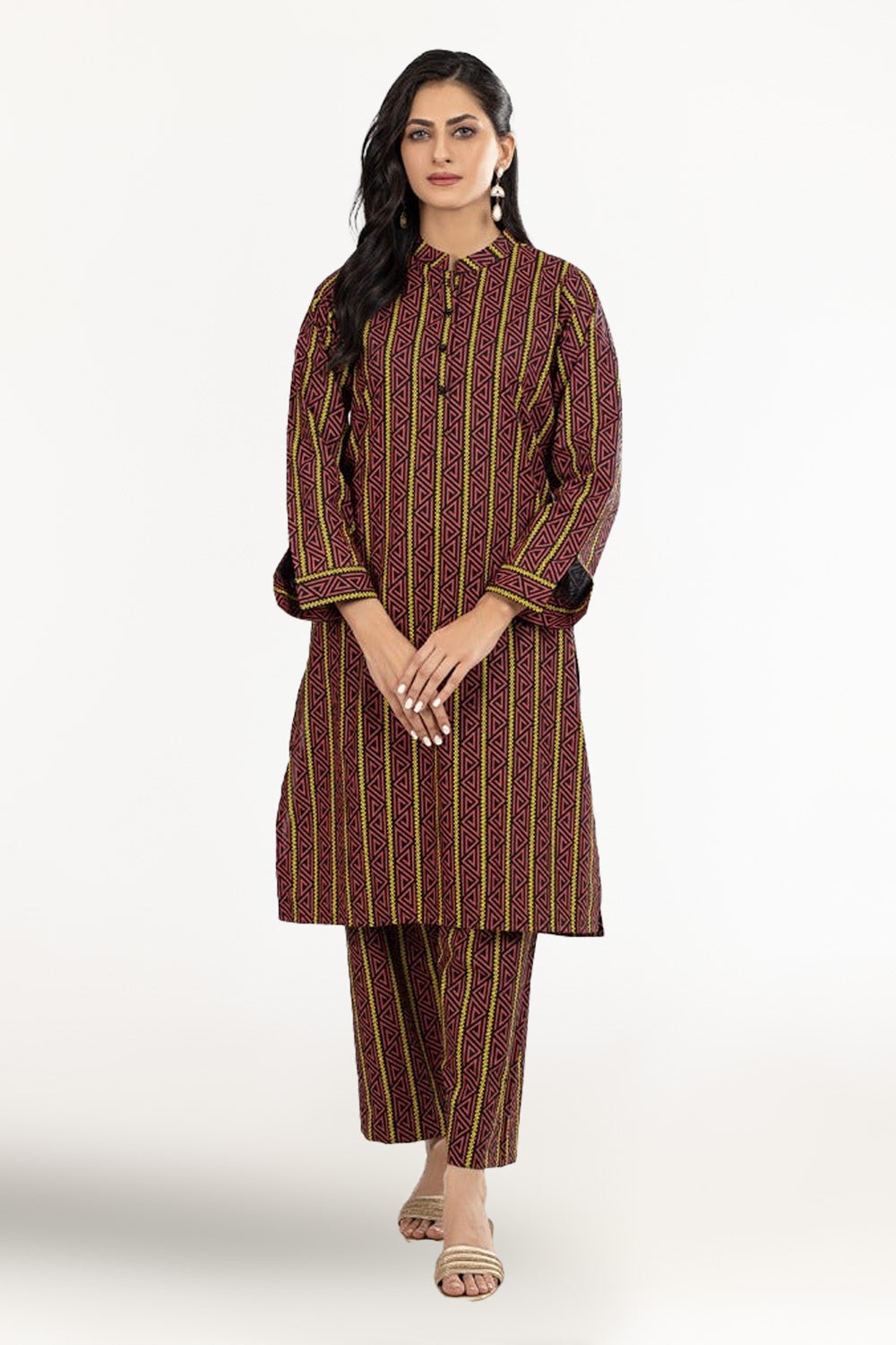 Cambric Lacquar Printed Co-Ord Set