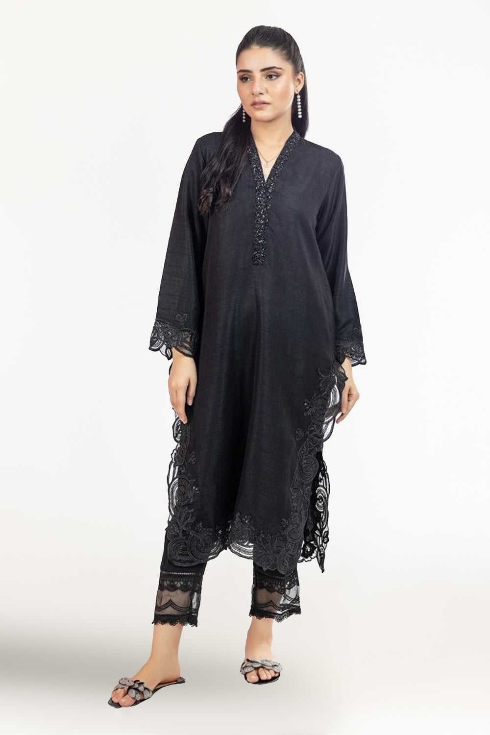 Rawsilk Embroidered Shirt