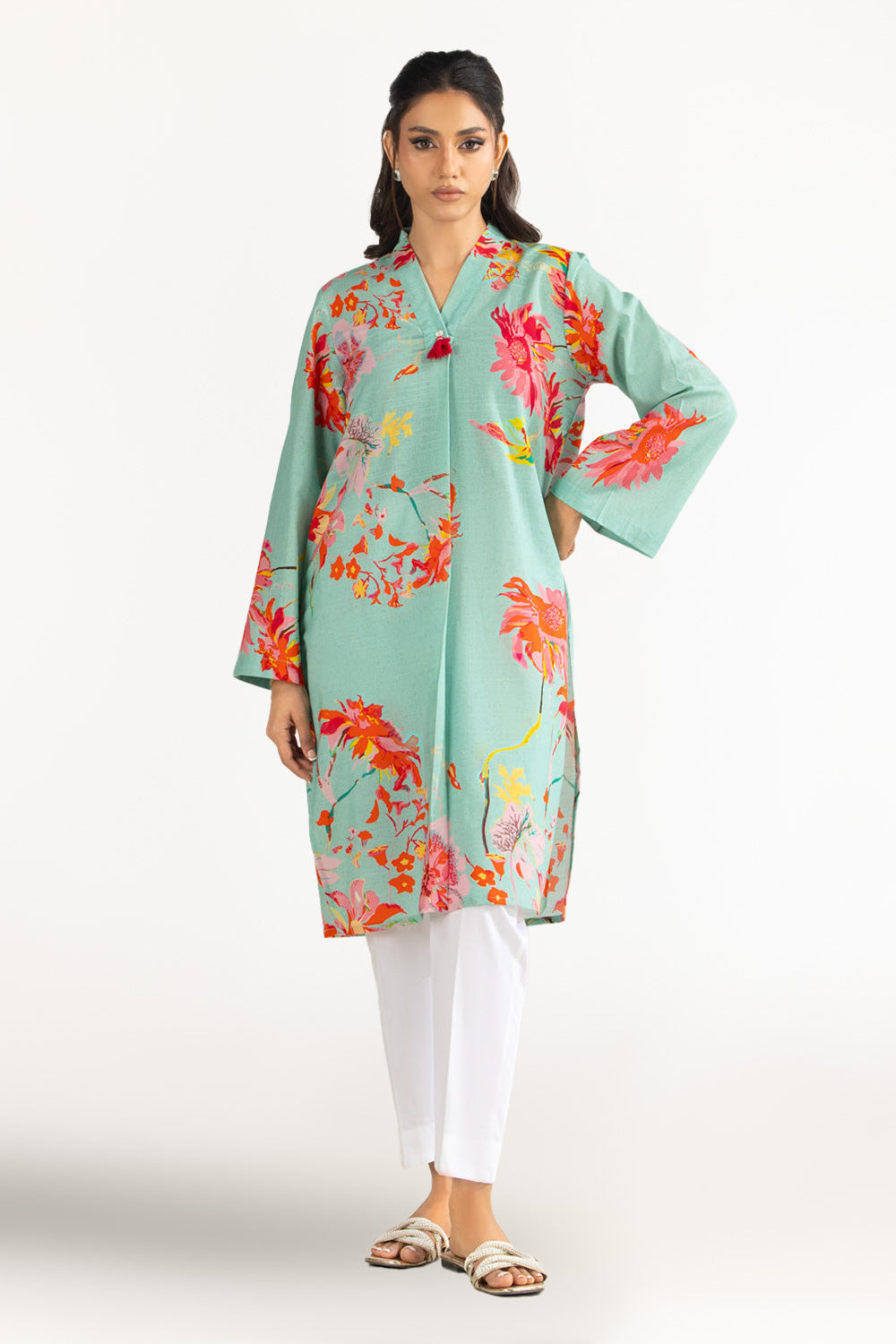 Cambric Printed Shirt