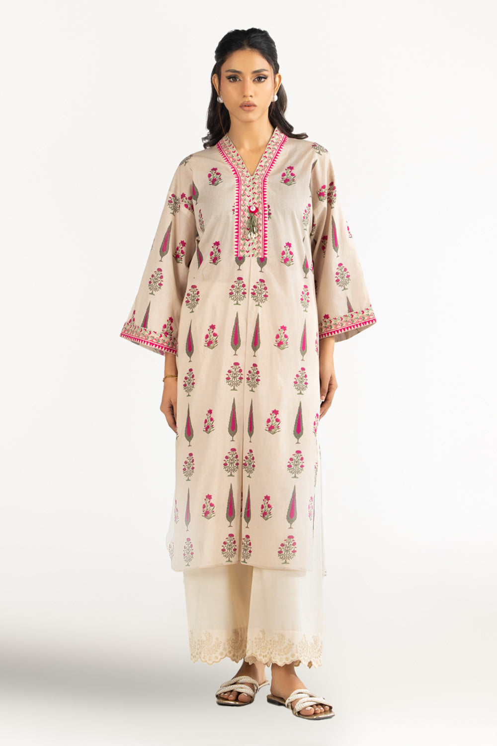 Cambric Printed Shirt