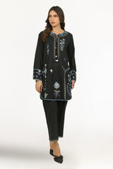 Cotton Viscose Slub Embroidered Co-Ord Set