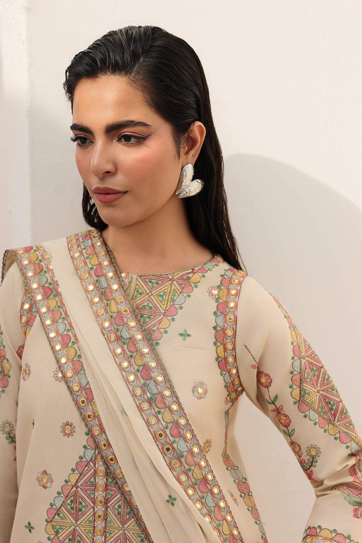 3-PC Stitched Embroidered Lawn Collection CNP-6-216