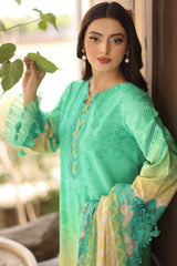 3-PC Stitched Embroidered Lawn Collection IN6-08P