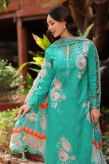 3-PC Stitched Embroidered Lawn Collection RM6-06P