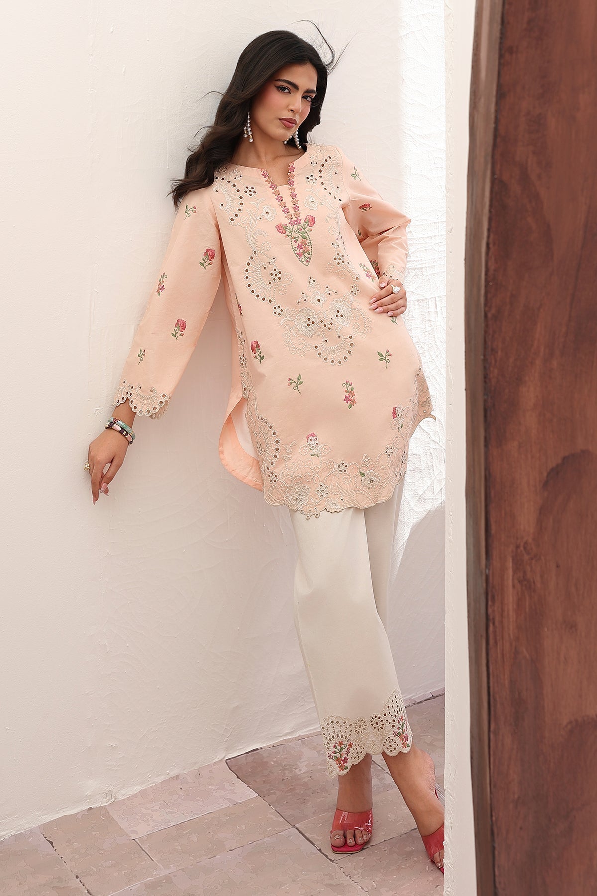 2-PC Stitched Embroidered Lawn Collection CNP-6-221