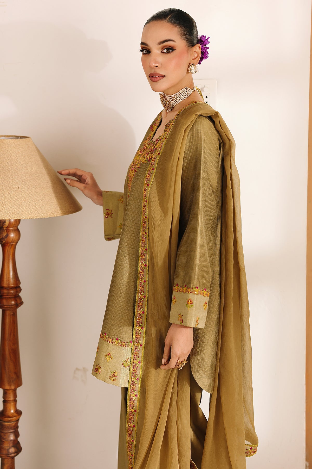 3-PC Embroidered Zarri Lawn CMA-6-295