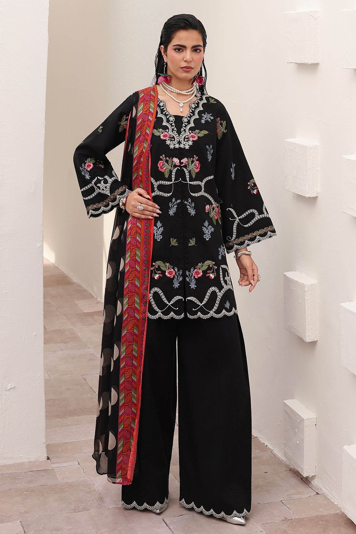 3-PC Stitched Embroidered Lawn Collection CNP-6-222