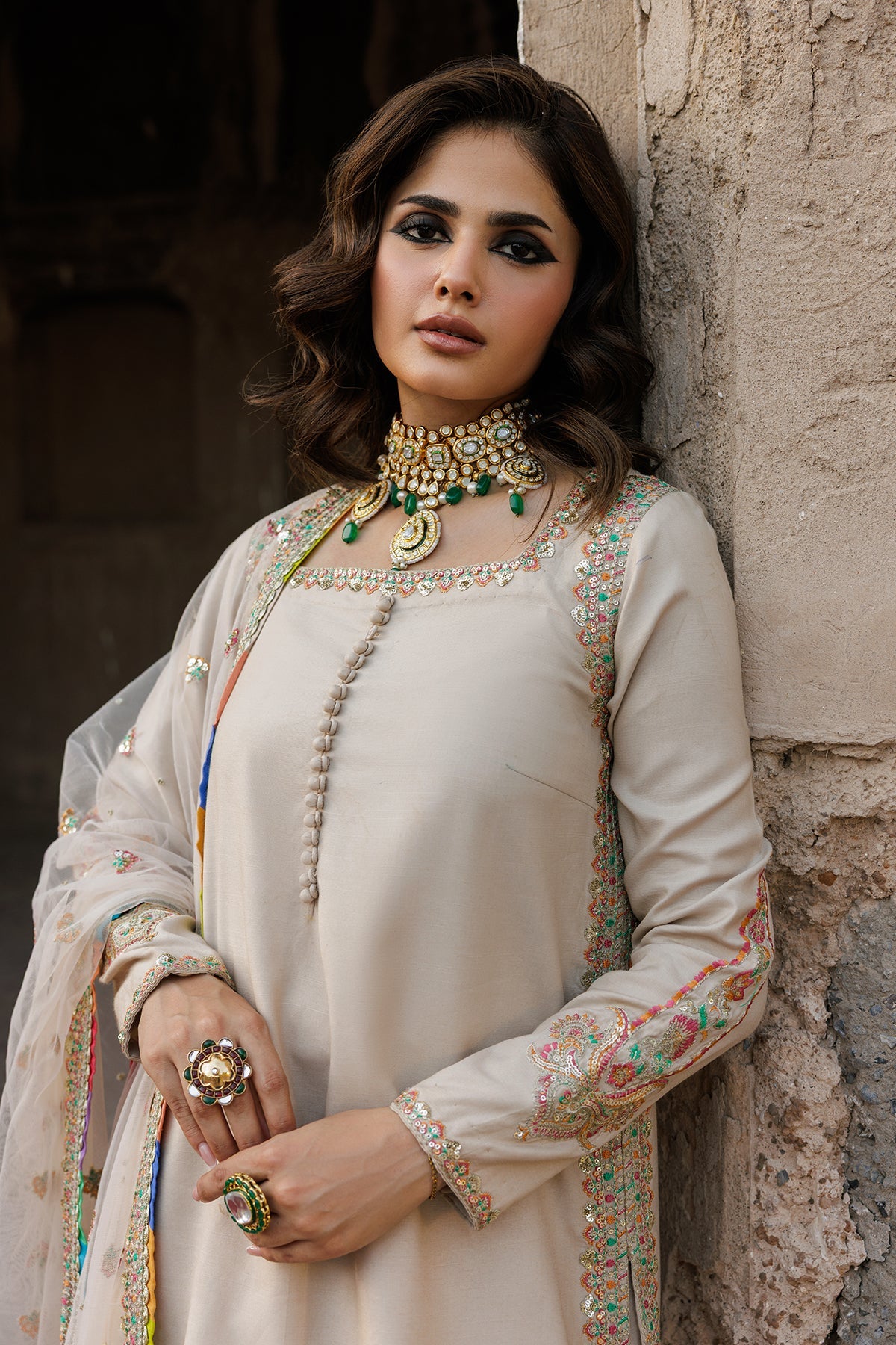 3-PC Embroidered  CMA-6-103