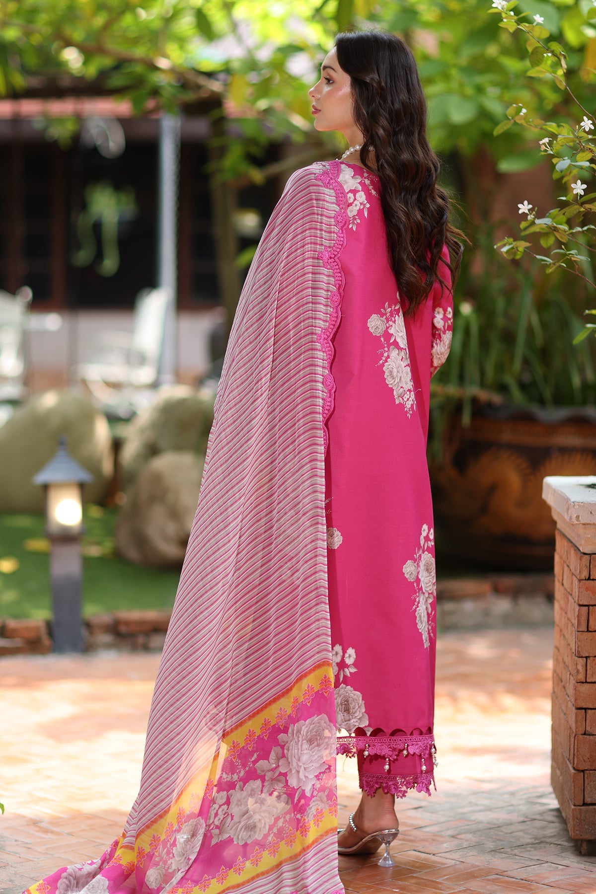 3-PC Stitched Embroidered Lawn Collection RM6-01P