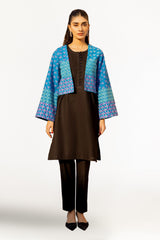 Khaddar Embroidered Crop Jacket