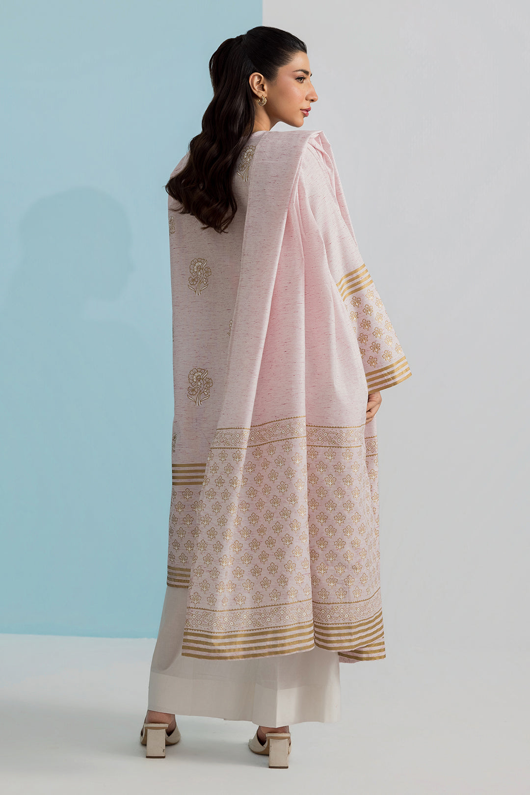 Embroidered Kurta Dupatta - 2506