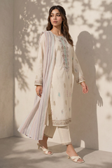 Embroidered Kurta Dupatta Trouser - 2508