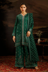 Embroidered Kurta Dupatta Trouser - 2735