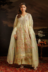 Embroidered Kurta Dupatta Trouser - 0770