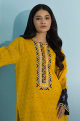 Embroidered Kurta Trouser - 0887
