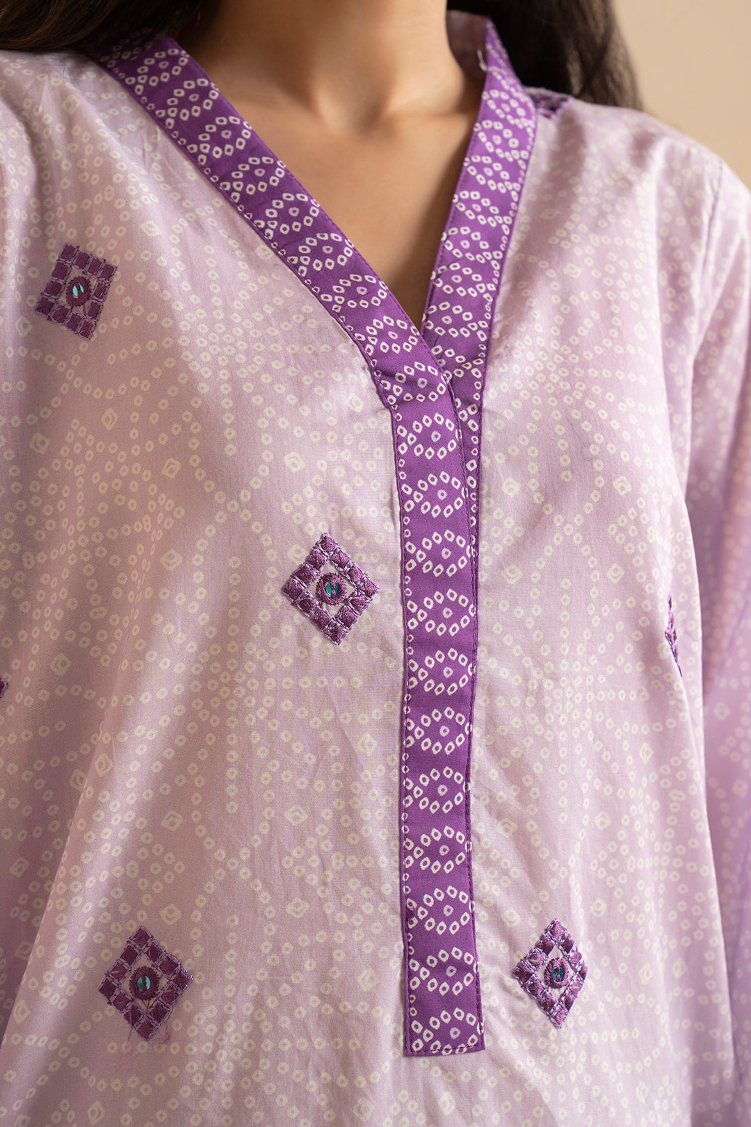 Embroidered Kurta - 1649