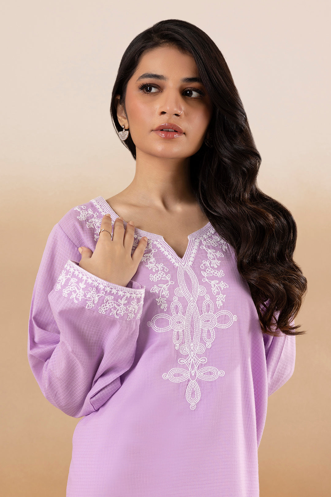 Embroidered Kurta - 2212