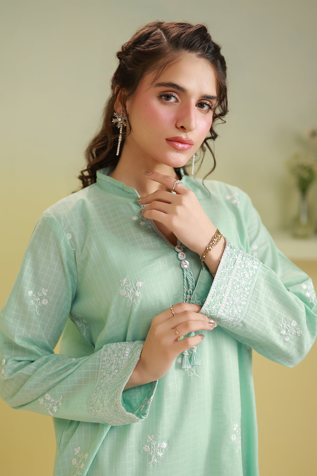 Embroidered Kurta - 2614