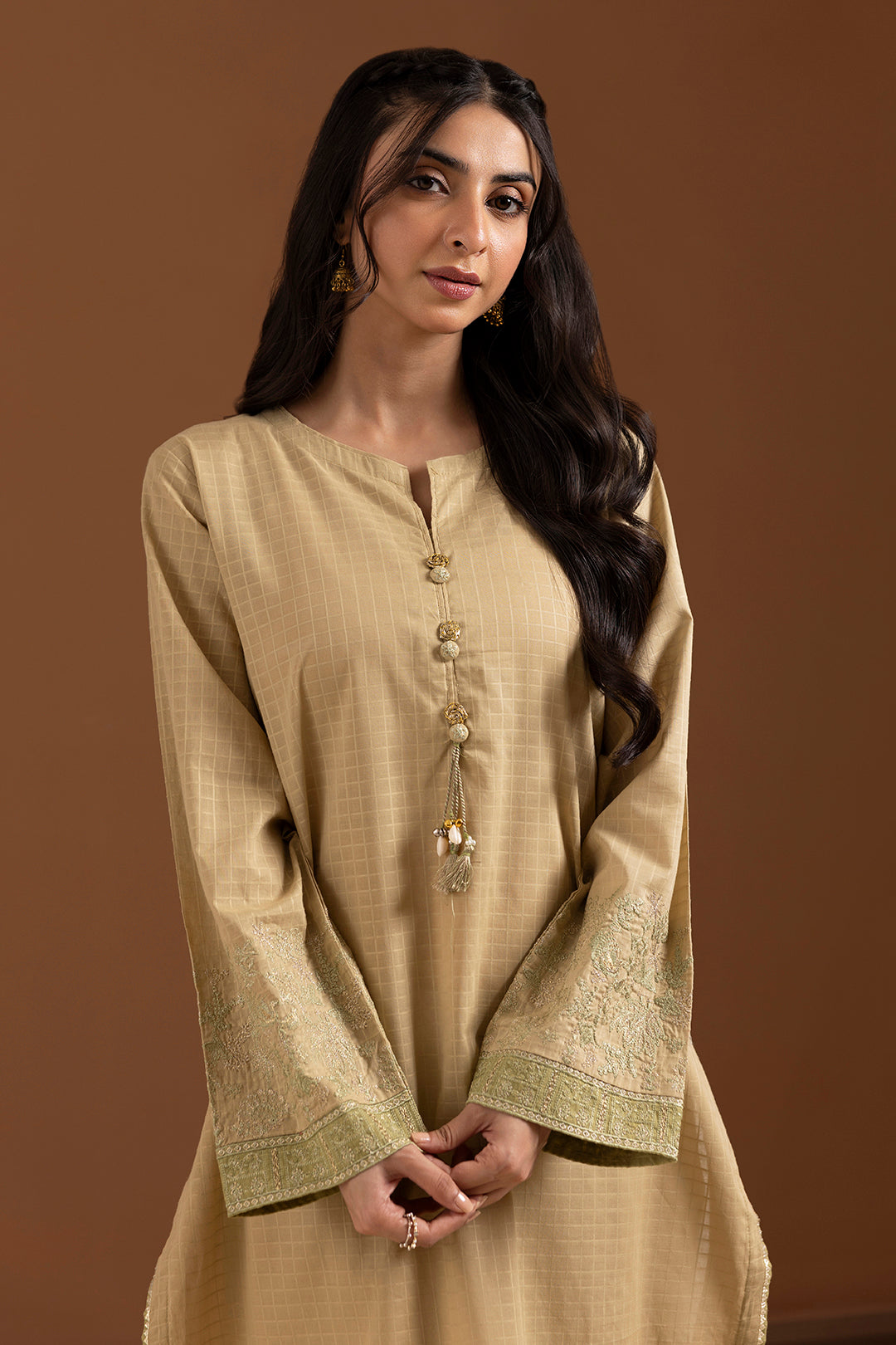 Embroidered Kurta - 2615