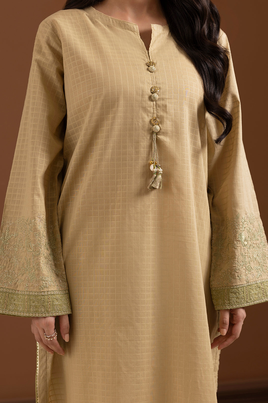 Embroidered Kurta - 2615
