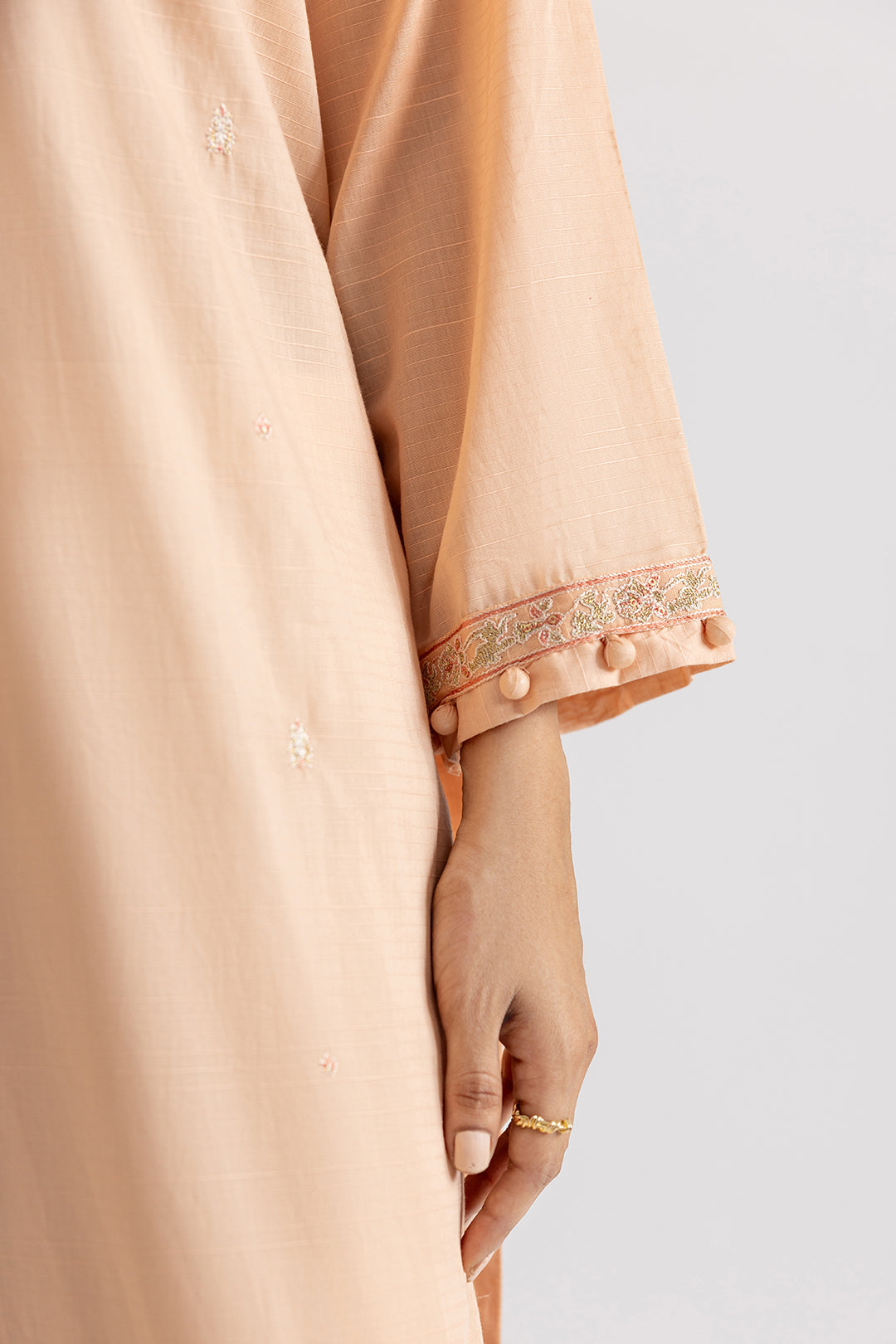 Embroidered Kurta - 2656
