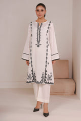 Embroidered Kurta Trouser - 2183