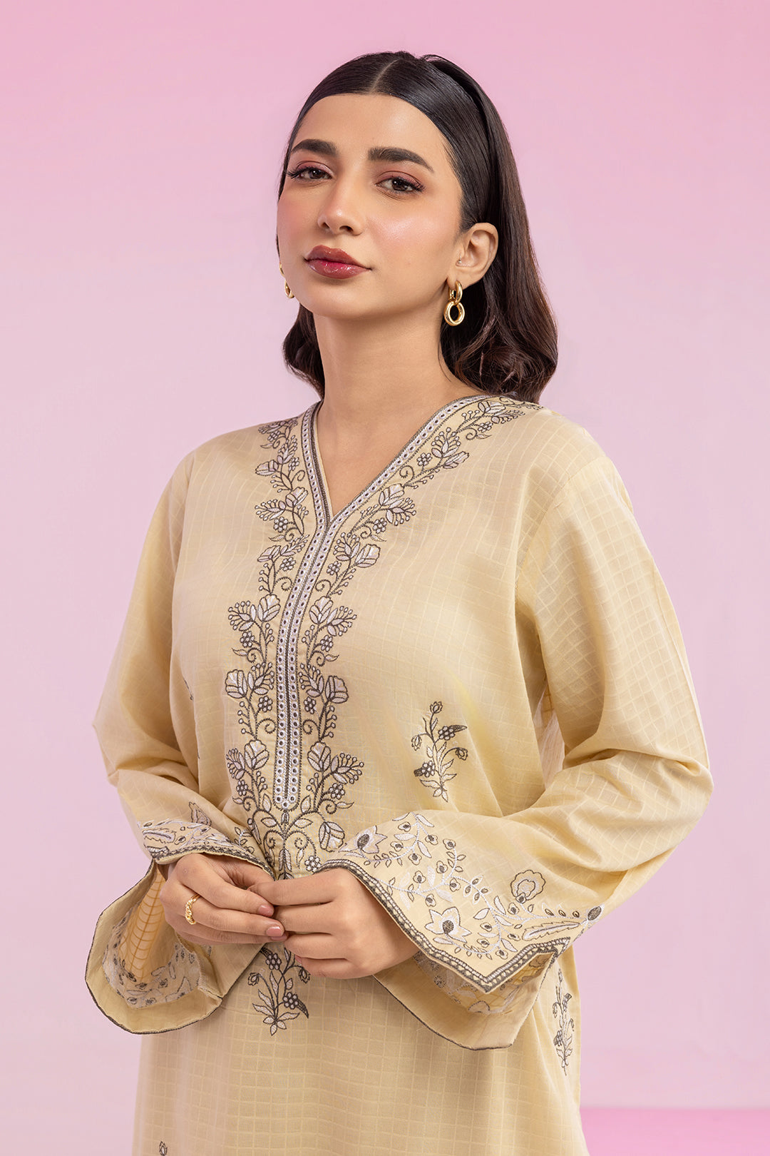 Embroidered Kurta Trouser - 2829