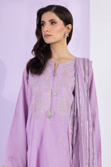 Embroidered Kurta Dupatta Trouser - 1716