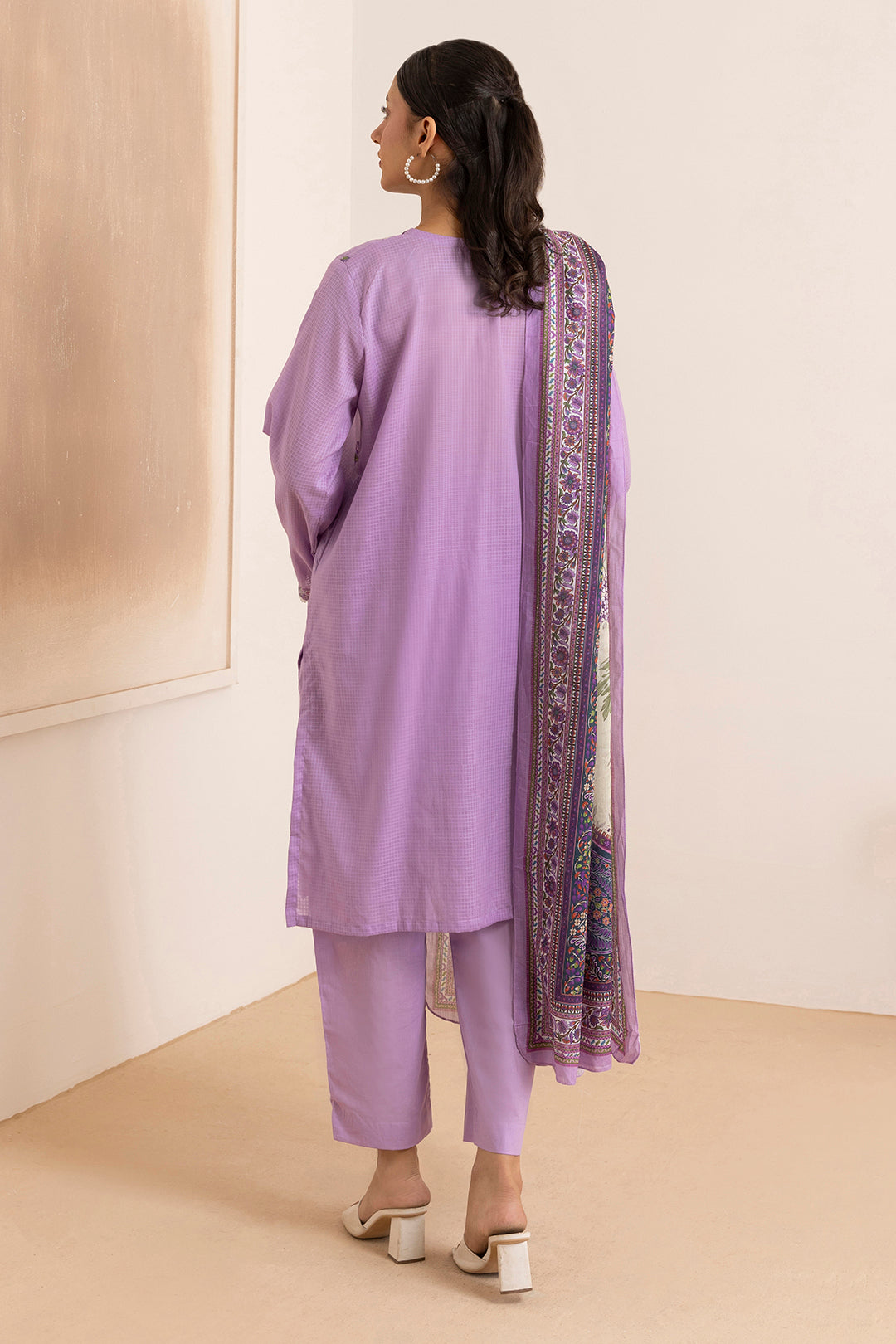 Embroidered Kurta Dupatta Trouser - 1830
