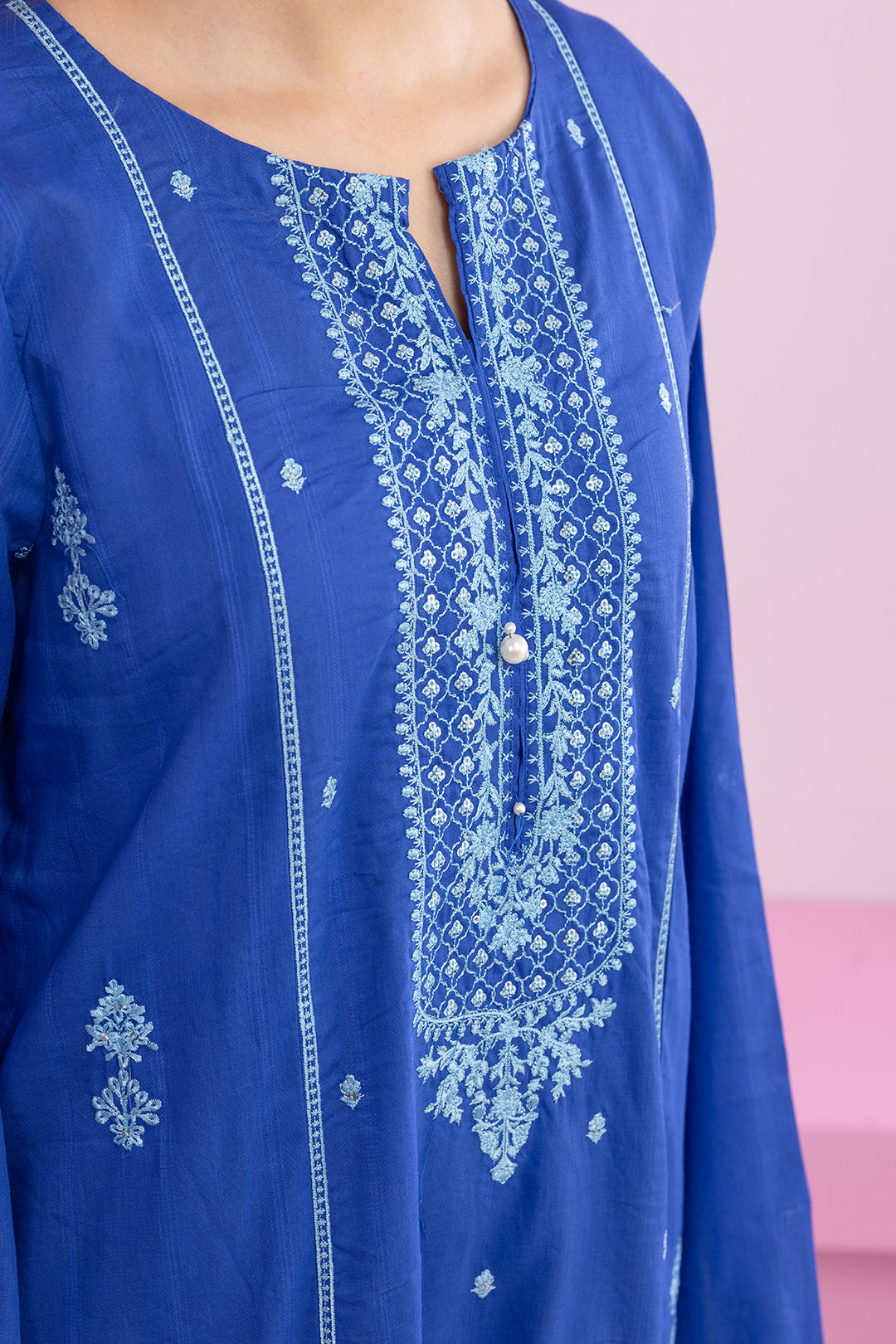 Embroidered Kurta Dupatta Trouser - 1989