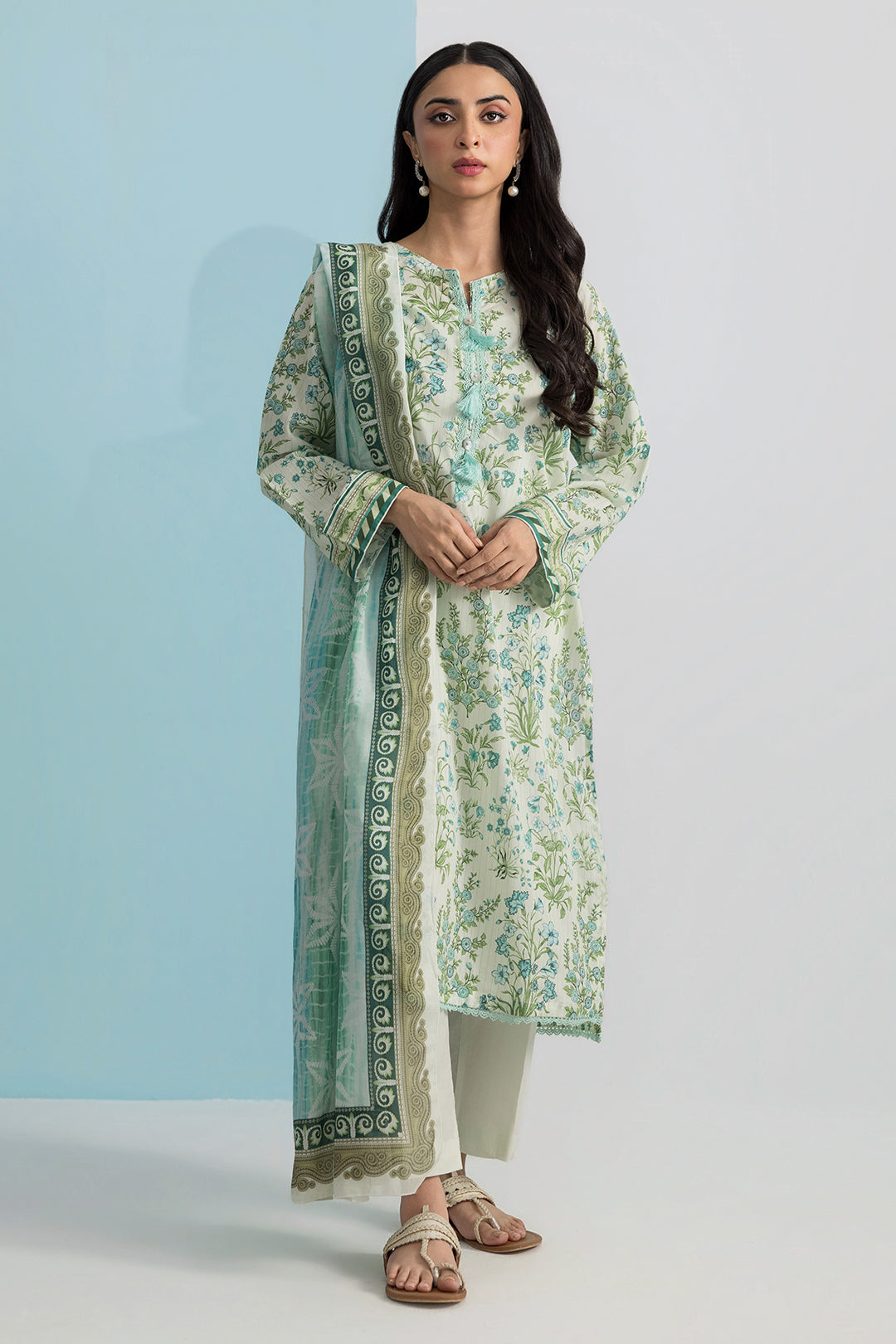Kurta Dupatta Trouser - 2055