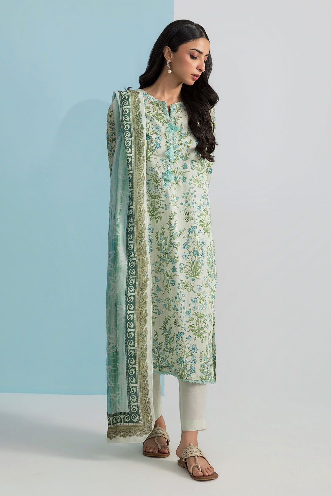 Kurta Dupatta Trouser - 2055