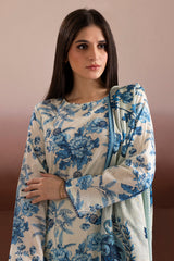 Embroidered Kurta Dupatta Trouser - 2112