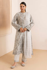 Embroidered Kurta Dupatta Trouser - 2636